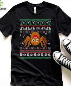 Spider Santa Hat Funny Ugly Christmas Pajama Holiday Xmas Shirt