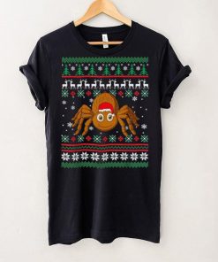 Spider Santa Hat Funny Ugly Christmas Pajama Holiday Xmas Shirt