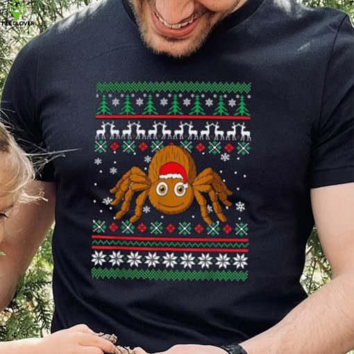 Spider Santa Hat Funny Ugly Christmas Pajama Holiday Xmas Shirt