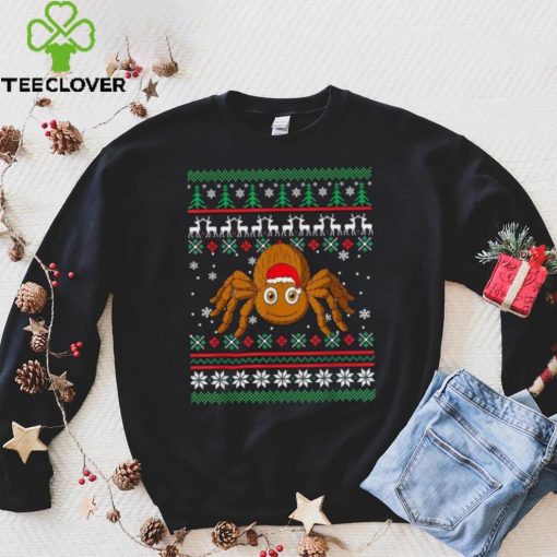 Spider Santa Hat Funny Ugly Christmas Pajama Holiday Xmas Shirt