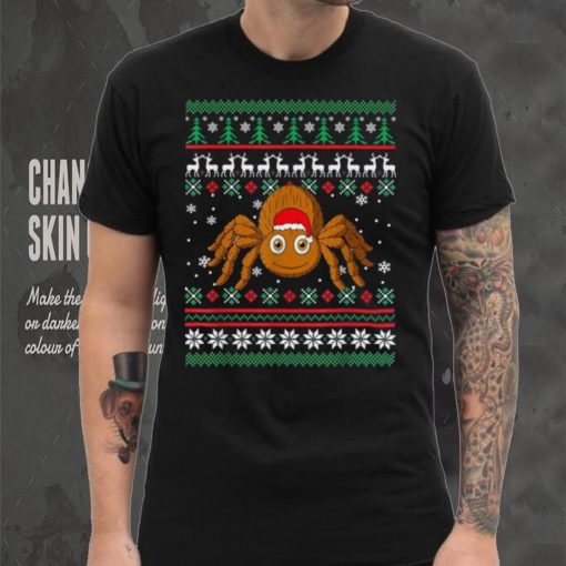 Spider Santa Hat Funny Ugly Christmas Pajama Holiday Xmas Shirt