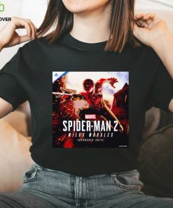 Spider man 2 Miles Morales upgraded suit poster shirt