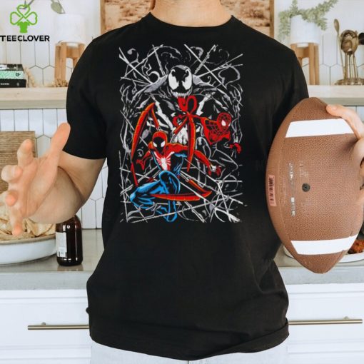 Spider man and Venom web heads shirt