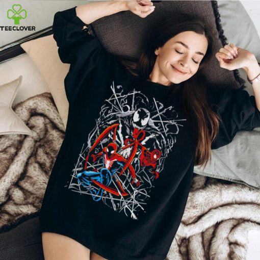 Spider man and Venom web heads shirt