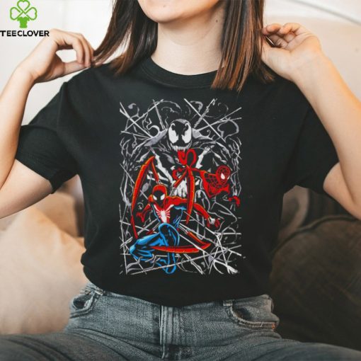 Spider man and Venom web heads shirt