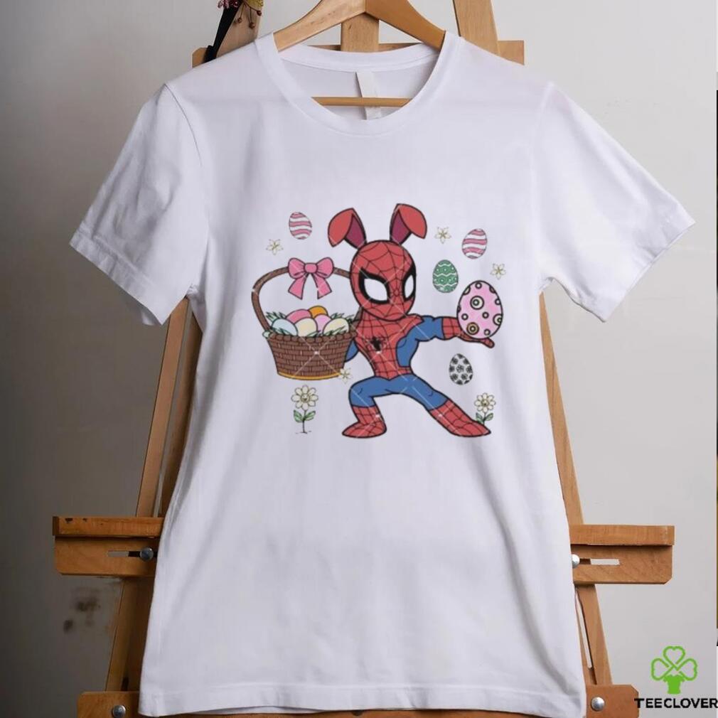 Spiderman Easter Day Bunny Happy Easter Day eggs and flower shirt Spiderman Easter Day Bunny Happy Easter Day eggs and flower shirt