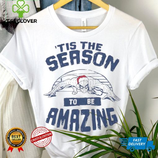 Spiderman Marvel Comics Mad Engine 'Tis The Season Graphic T Shirt