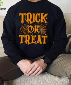 Spiders Webs Halloween Trick Or Treat shirt
