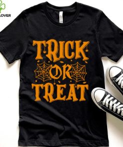 Spiders Webs Halloween Trick Or Treat shirt