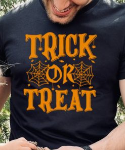 Spiders Webs Halloween Trick Or Treat shirt