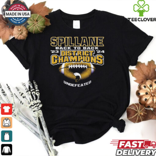 Spillane Boys Athletics Back To Back ’23 ’24 District Champions Undefeated t shirt