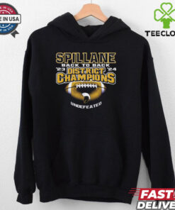 Spillane Boys Athletics Back To Back ’23 ’24 District Champions Undefeated t shirt