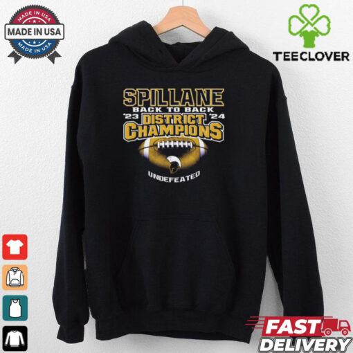 Spillane Boys Athletics Back To Back ’23 ’24 District Champions Undefeated t shirt