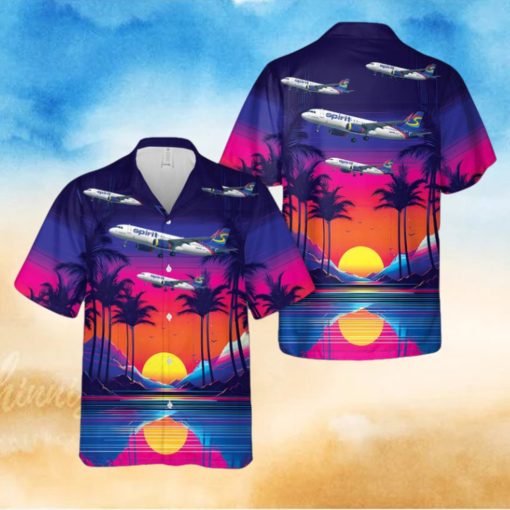 Spirit Airlines FlightFactor A320 ‘Skittles’ livery Hawaiian Shirt