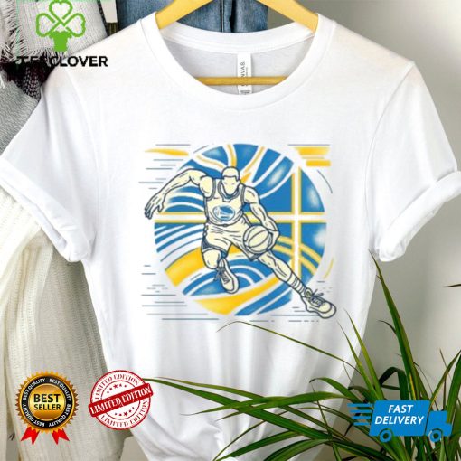 Spirit of the Game   Warriors Inspired Line Art T Shirt