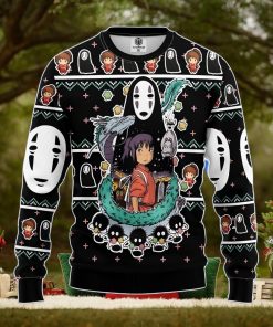 Spirited Away Ghibli Ugly Christmas Sweater Amazing Gift Men And Women Christmas Gift