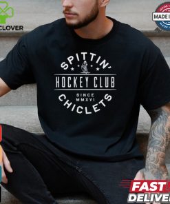 Spittin Chiclets Hockey Helmet Shirt 1 Spittin Chiclets Hockey Helmet Shirt