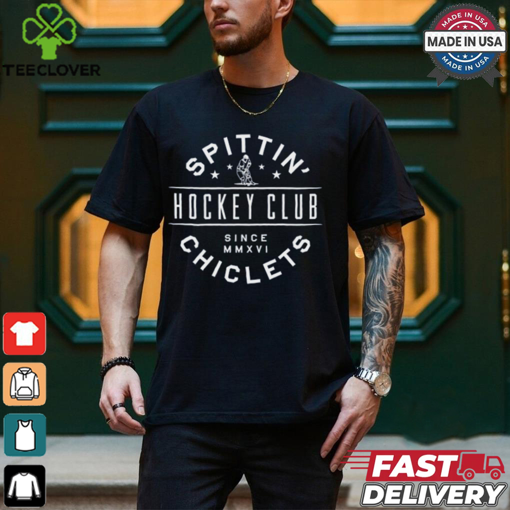 Spittin Chiclets Hockey Helmet Shirt Spittin Chiclets Hockey Helmet Shirt