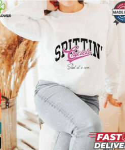 Spittin Chiclets x Breasties Varsity shirt