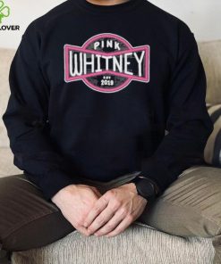 Spittin’ chiclets pink whitney est 2019 badge logo shirt