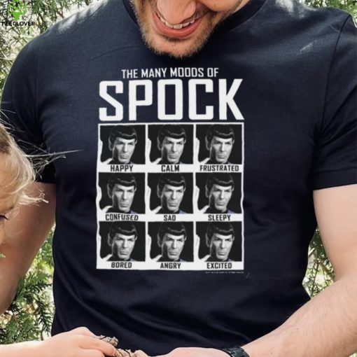 Spock Star Trek Original Series Moods of Graphic T Shirt