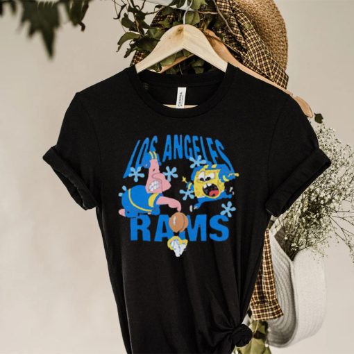 SpongeBob And Patrick X LA Rams Tee Shirt