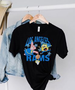 SpongeBob And Patrick X LA Rams Tee Shirt