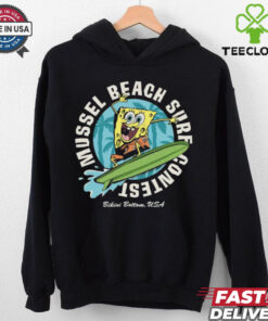 SpongeBob Mussel Beach Lightweight French Terry Slouchy T Shirt