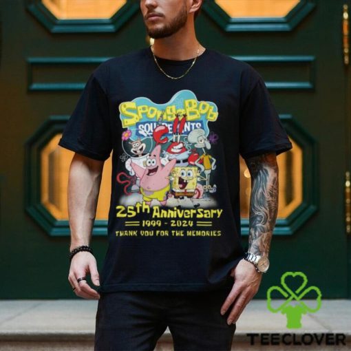 SpongeBob SquarePants 25th Anniversary 1999 2024 Thank You For The Memories T Shirt