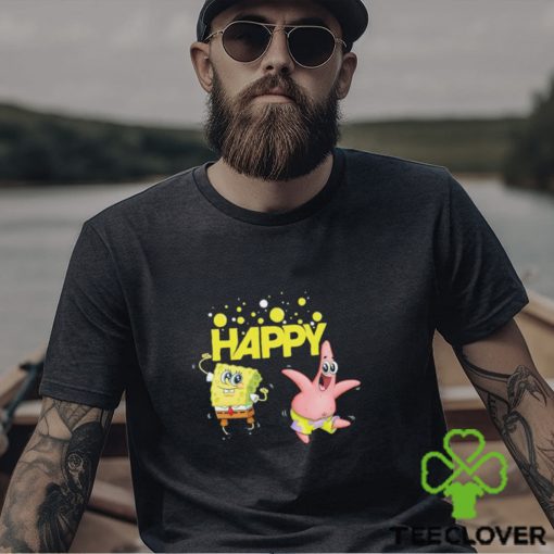 SpongeBob SquarePants Happy Dancing SpongeBob And Patrick shirt