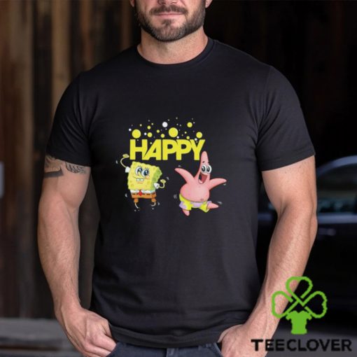 SpongeBob SquarePants Happy Dancing SpongeBob And Patrick shirt