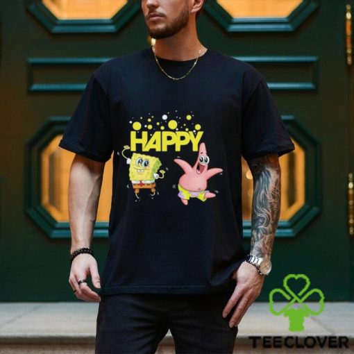 SpongeBob SquarePants Happy Dancing SpongeBob And Patrick shirt