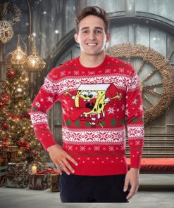 SpongeBob SquarePants Men’s Snowflake Catching Ugly Sweater