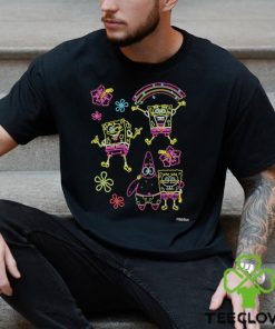 SpongeBob SquarePants Neon Floral Friends Classic shirt