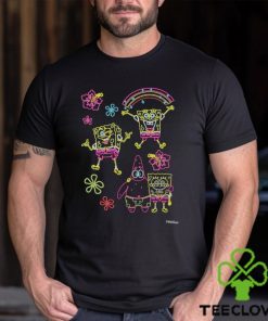 SpongeBob SquarePants Neon Floral Friends Classic shirt