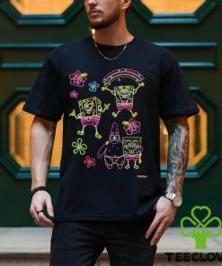SpongeBob SquarePants Neon Floral Friends Classic shirt