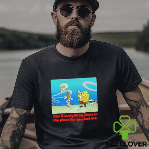 SpongeBob SquarePants SpongeBob Squidward Pizza shirt