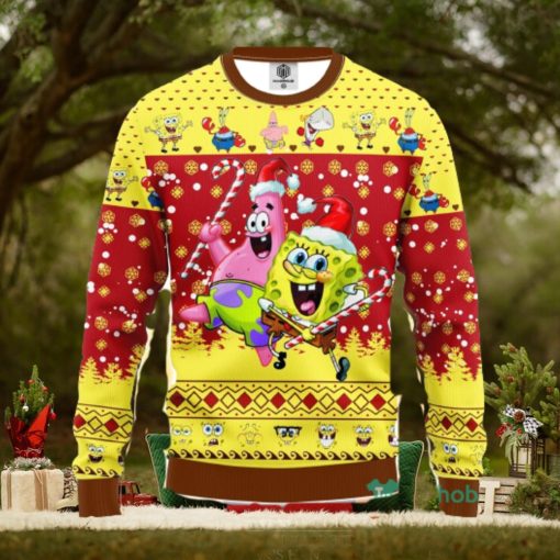 Spongebob Patrick Ugly Christmas Sweater Amazing Gift Men And Women Christmas Gift
