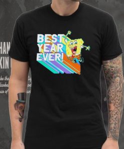 Spongebob Squarepants rainbow best year ever funny shirt