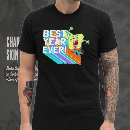 Spongebob Squarepants rainbow best year ever funny shirt