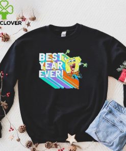 Spongebob Squarepants rainbow best year ever funny shirt