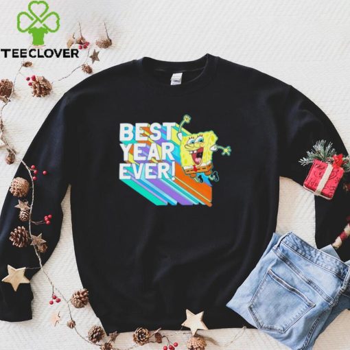 Spongebob Squarepants rainbow best year ever funny shirt