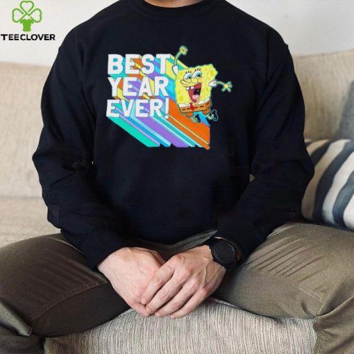 Spongebob Squarepants rainbow best year ever funny shirt