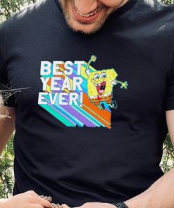 Spongebob Squarepants rainbow best year ever funny shirt