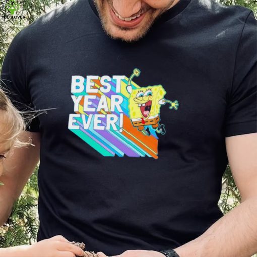 Spongebob Squarepants rainbow best year ever funny shirt