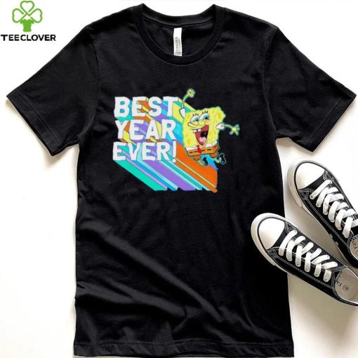 Spongebob Squarepants rainbow best year ever funny shirt