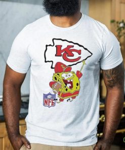 Spongebob The Kansas Chiefs T shirt 1 Spongebob The Kansas Chiefs T shirt