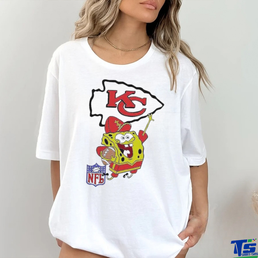 Spongebob The Kansas Chiefs T shirt Spongebob The Kansas Chiefs T shirt