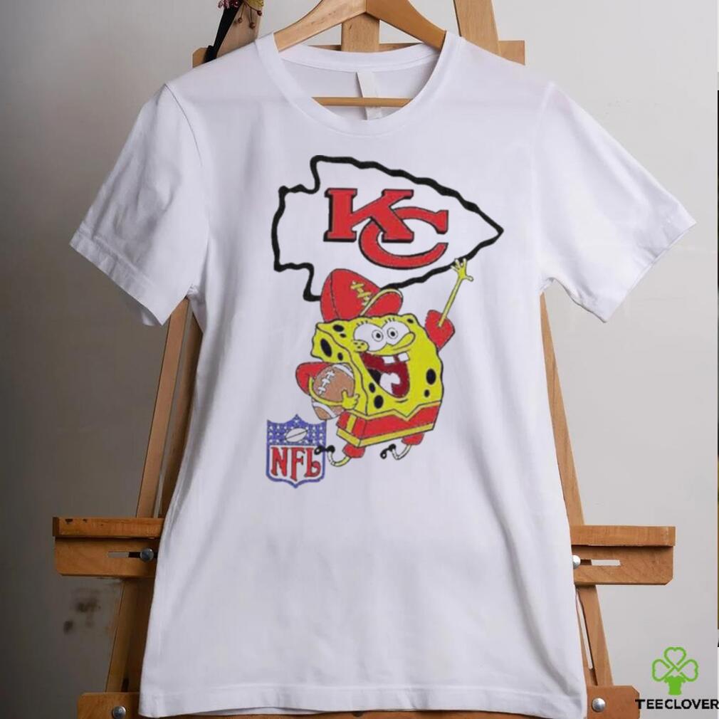 Spongebob The Kansas Chiefs T shirt Spongebob The Kansas Chiefs T shirt