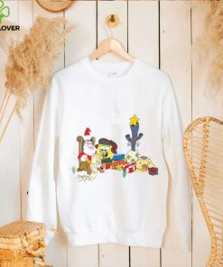 Spongebob and Group Friend Merry Christmas Shirt, Spongebob Christmas Shirt